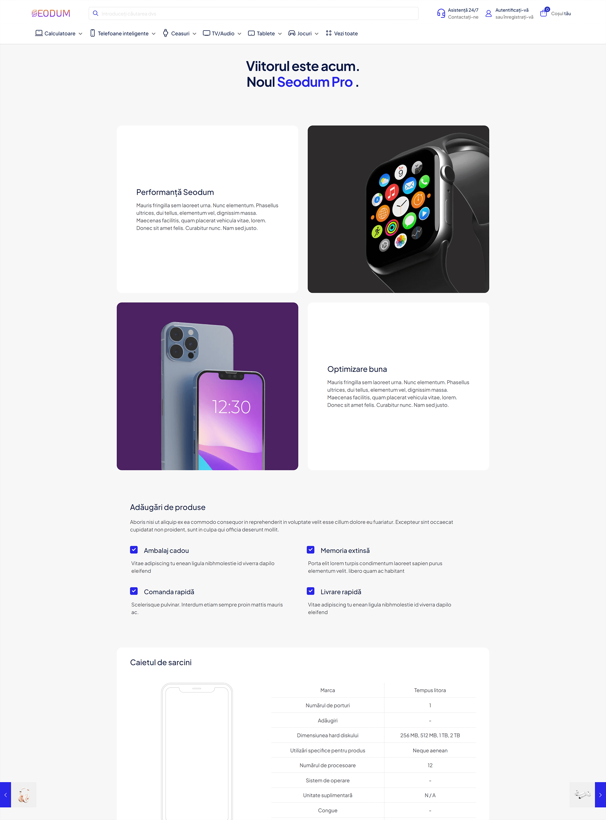 Model site web magazine de electronice 1 8 Creare site web magazine de electronice