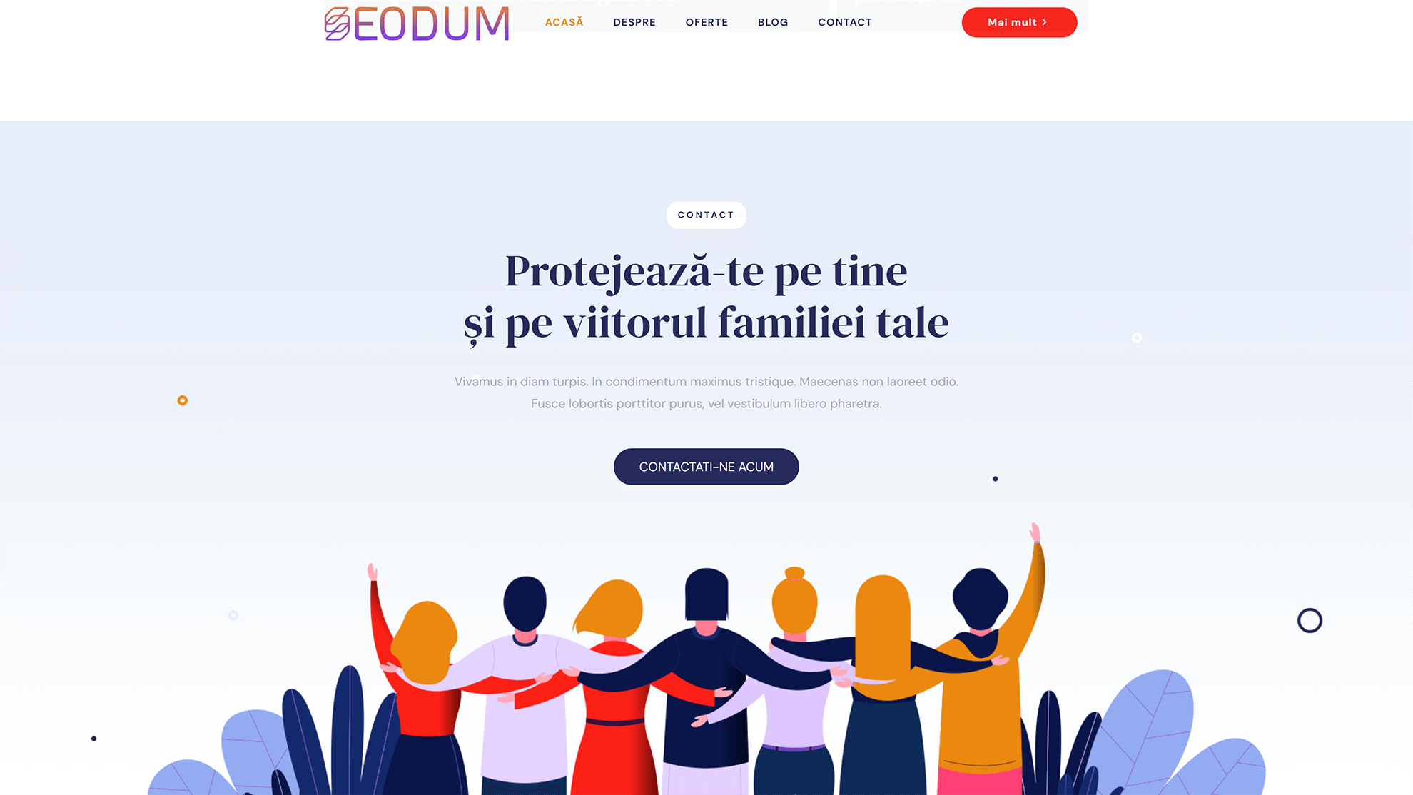 Model site web agenții de asigurări 1 4 Model site web agenții de asigurări 1 - 2