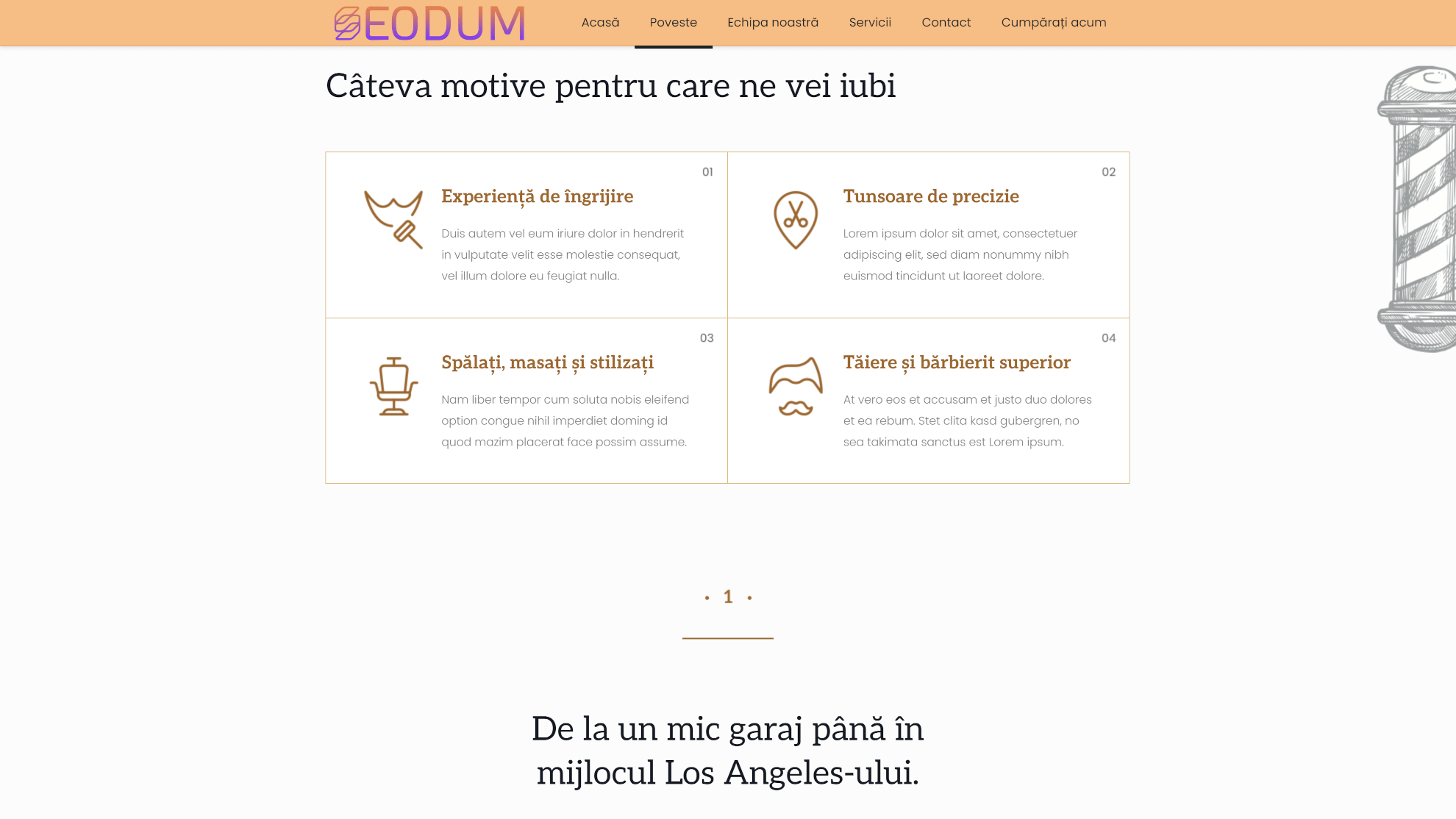 Model site web barbershop & frizerii 2 2 Seodum.ro - Model site web barbershop frizerii 2 3 min