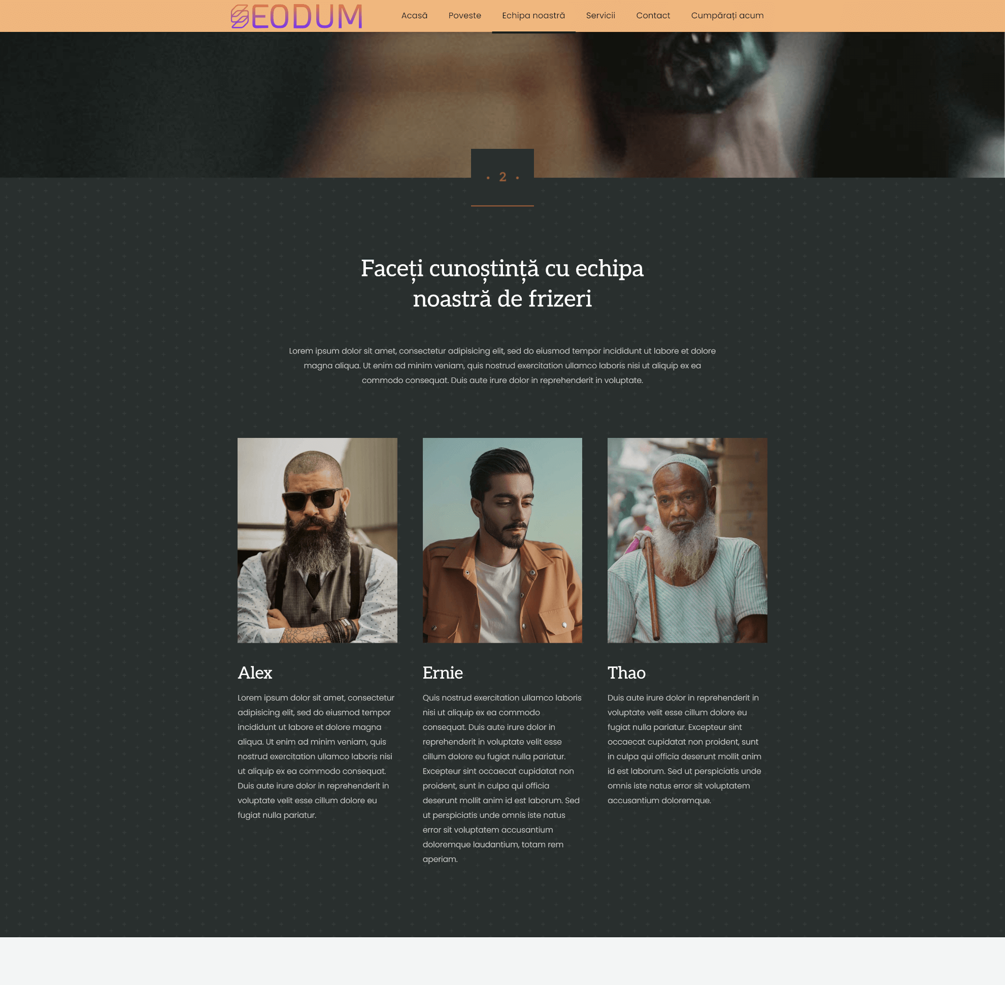 Model site web barbershop & frizerii 2 7 Seodum.ro - Model site web barbershop frizerii 2 5 min