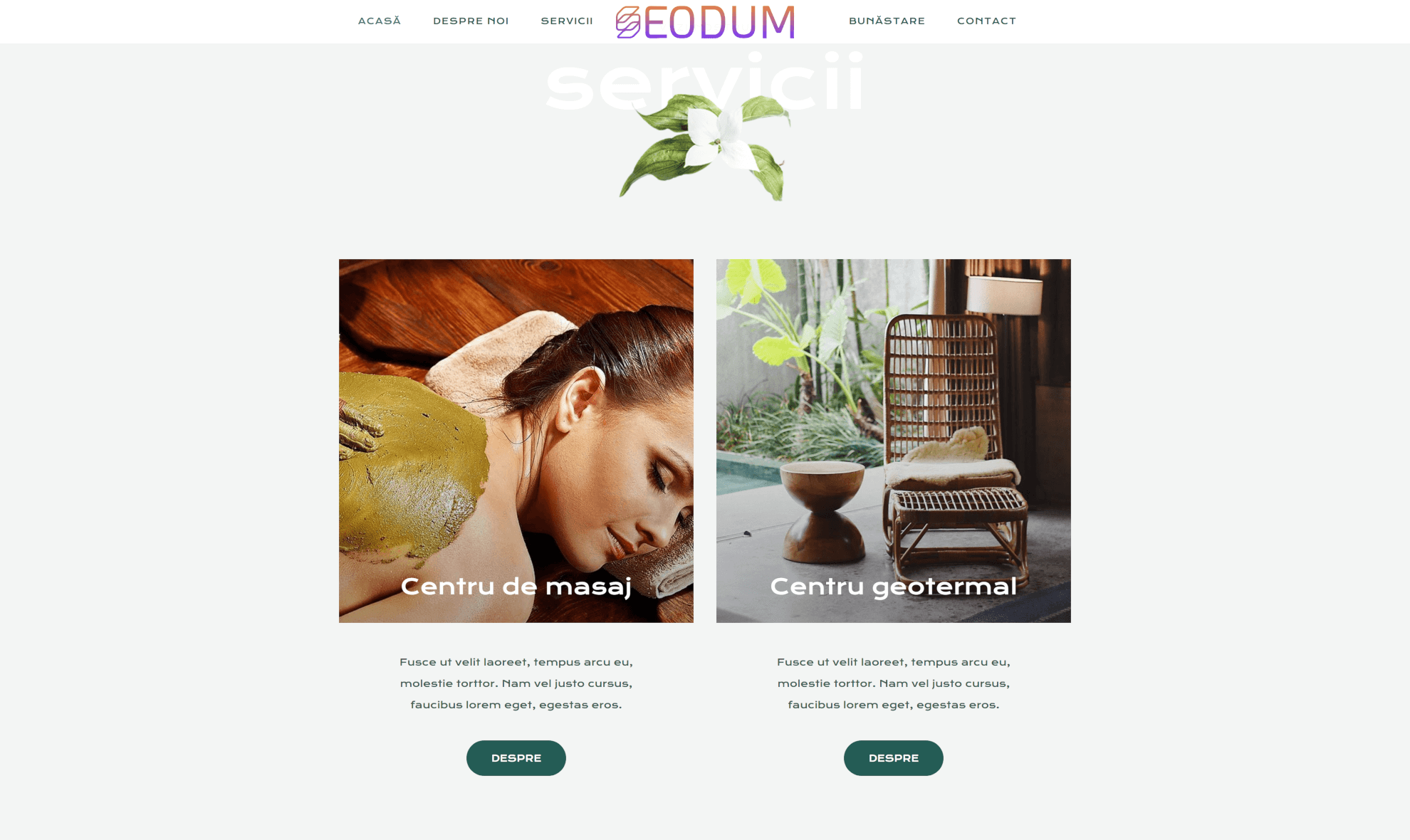 Model site web centre de spa și wellness 1 2 Seodum.ro - Model site web centre de spa si wellness 1 3 min