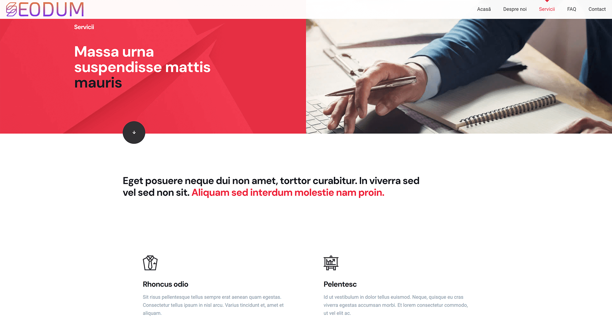 Model site web firme de contabilitate 1 5 Seodum.ro - Model site web firme de contabilitate 1 5 min