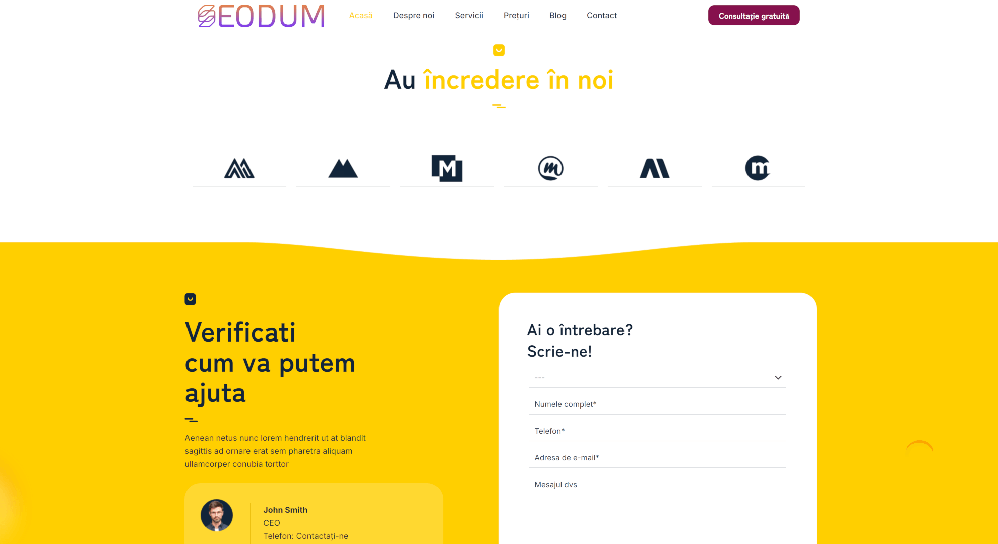 Model site web de publicitate și marketing 1 2 Seodum.ro - Model site web firme de publicitate si marketing 1 6 min