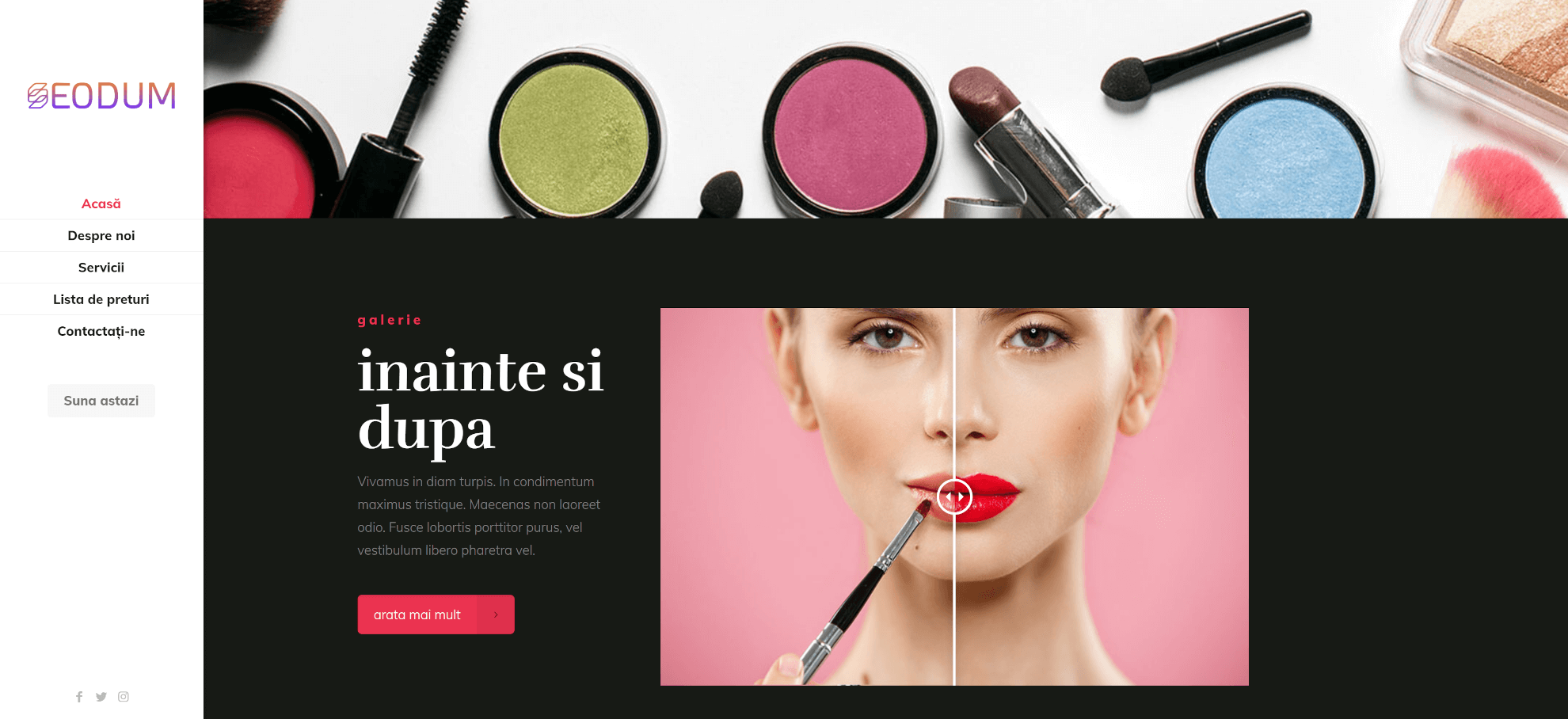 Model site web saloane de înfrumusețare 1 2 Seodum.ro - Model site web saloane de infrumusetare 1 4 min